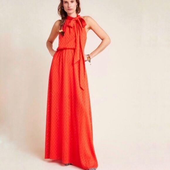 Sachin + Babi Dresses & Skirts - Sachin & Babi Cecelia Tie-Neck Maxi Dress